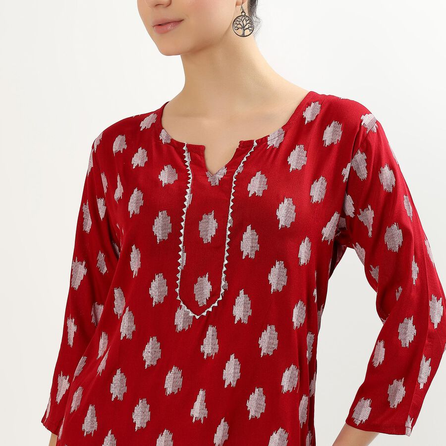 Ladies' Kurti , Maroon, large image number null