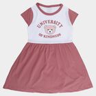 Girls' Frock, हल्का गुलाबी, small