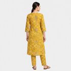 Women's Mustard Embroidered Ethnic Set, Mustard, small