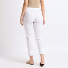 Ladies' 100% Cotton Palazzos , Off White, small image number null