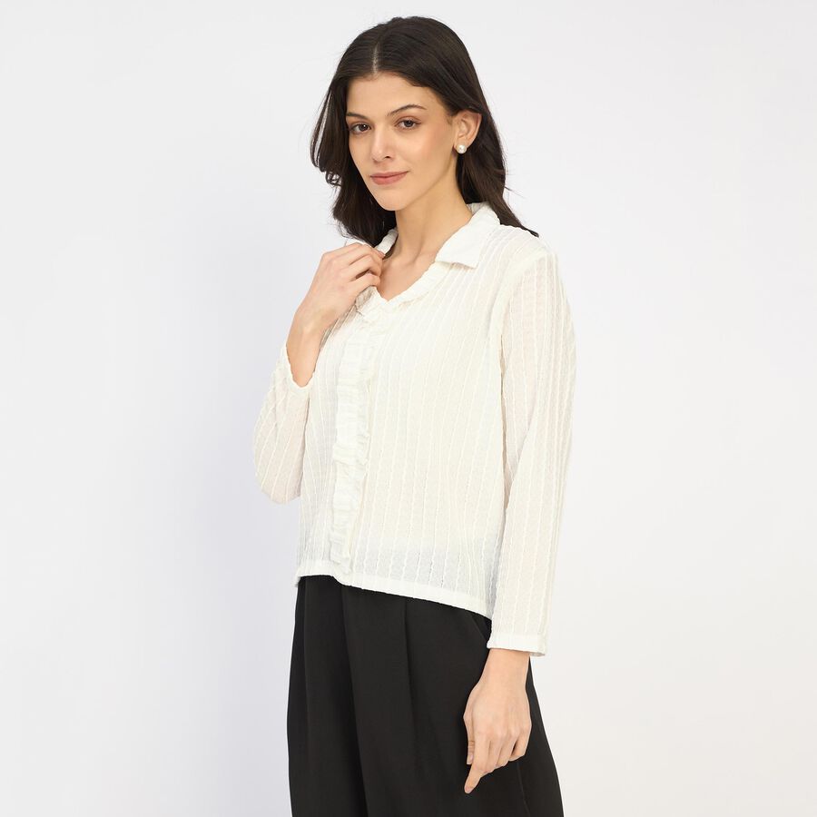 Ladies' Shirt, ऑफ व्हाइट, large image number null