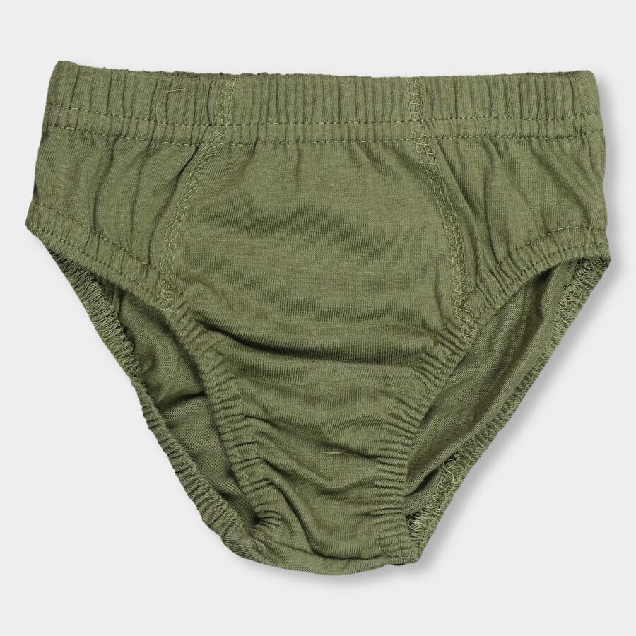 Boys' 100% Cotton V-Cut Briefs, White, large image number null