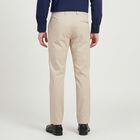 Men's Silver Slim Fit Chino Trousers, सिल्वर, small