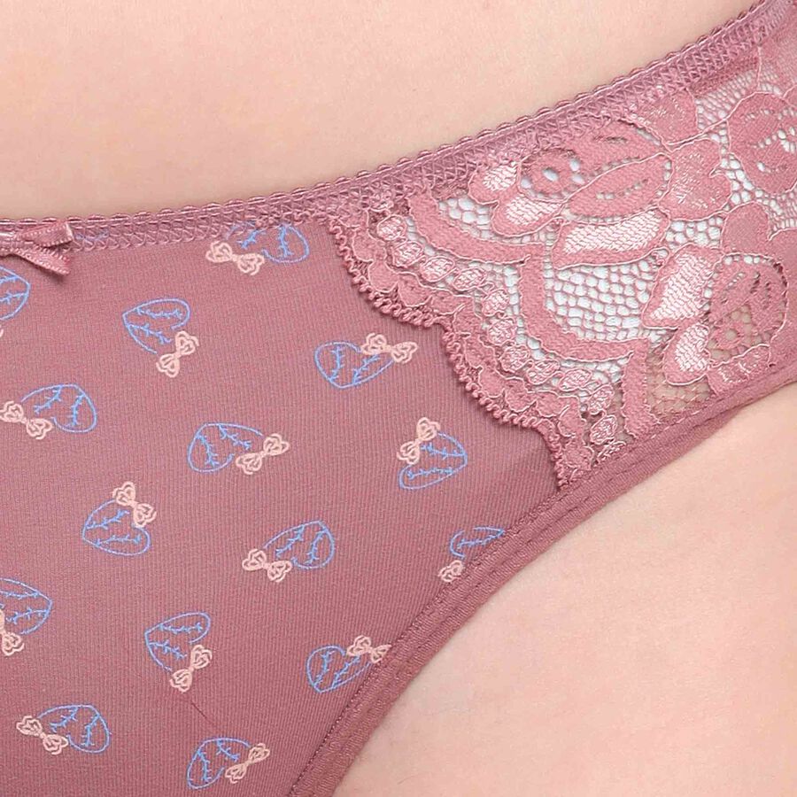 Lace Panty, गुलाबी, large image number null