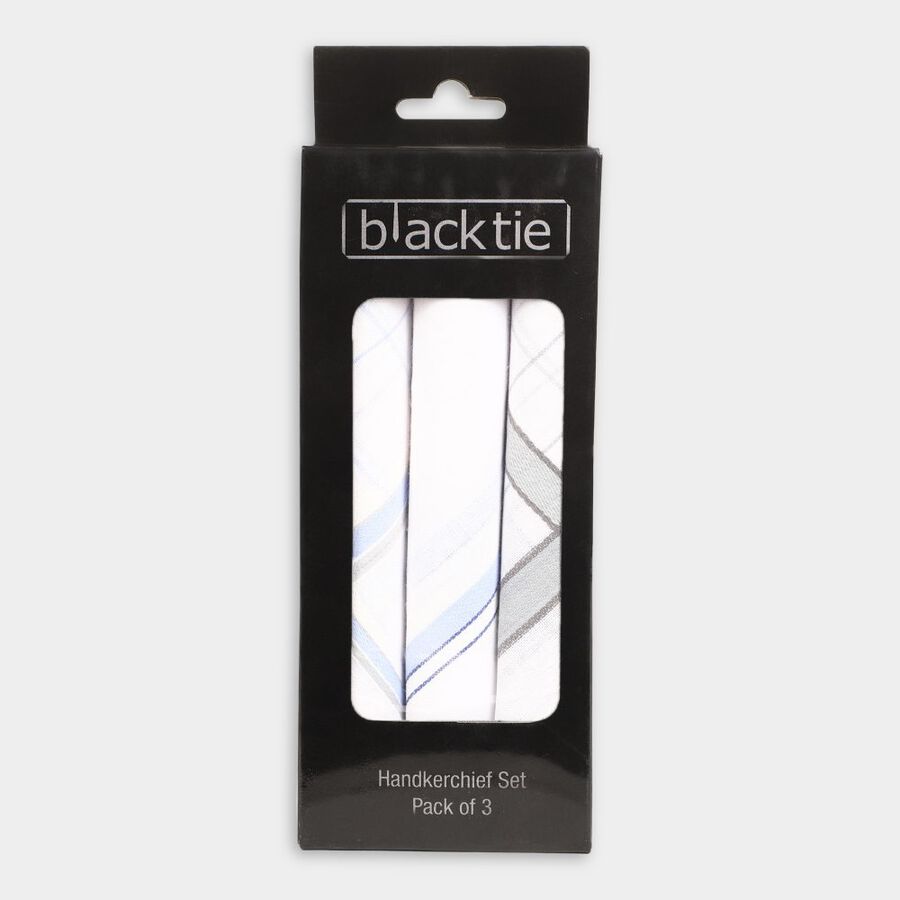 Men's Hanky, सफ़ेद, large image number null