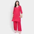 Ladies' Kurta, रानी (फ्यूशिया), small image number null