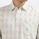 Men's 100% Cotton Casual Shirt, Light Green, small image number null
