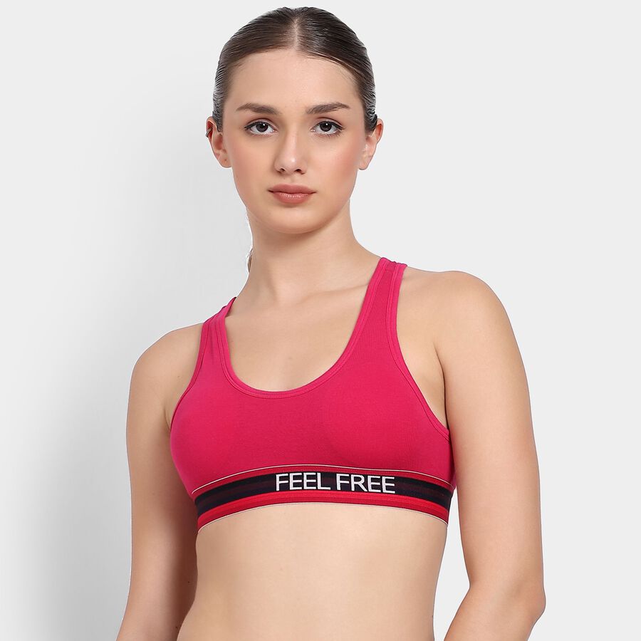Ladies' Padded Bra, रानी (फ्यूशिया), large image number null