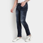 Overdyed 5 Pocket Skinny Jeans, Dark Blue, small image number null