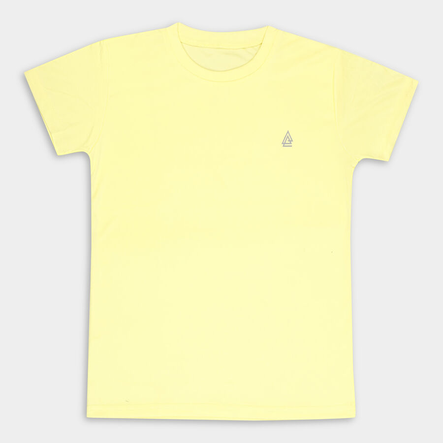 Boys' T-Shirt, Yellow, large