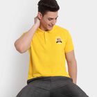 Solid Polo Shirt, Yellow, small image number null