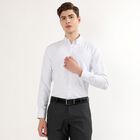 Men's Light Blue Button Down Classic Formal Shirt, Light Blue, small