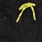 Boys' Jet Black Slim Fit Basic Wash Jeans, Black, small image number null