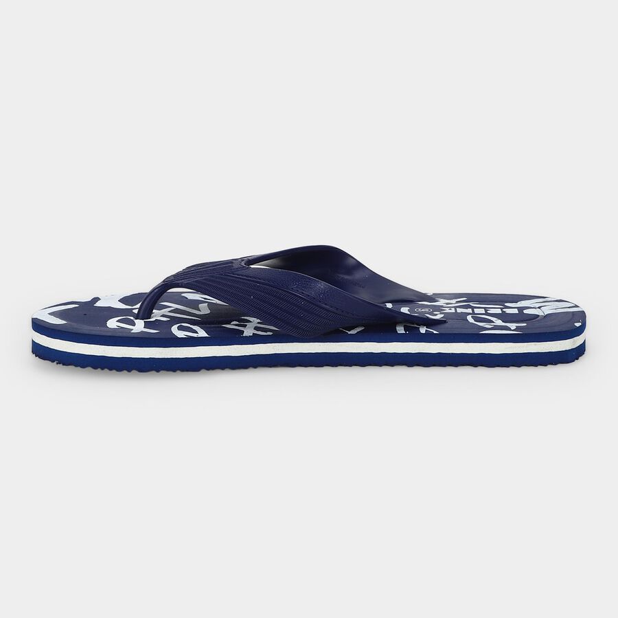 Men's Slipper, नेवी ब्लू, large