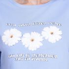Ladies' 100% Cotton Crop  Top, हल्का नीला, small image number null