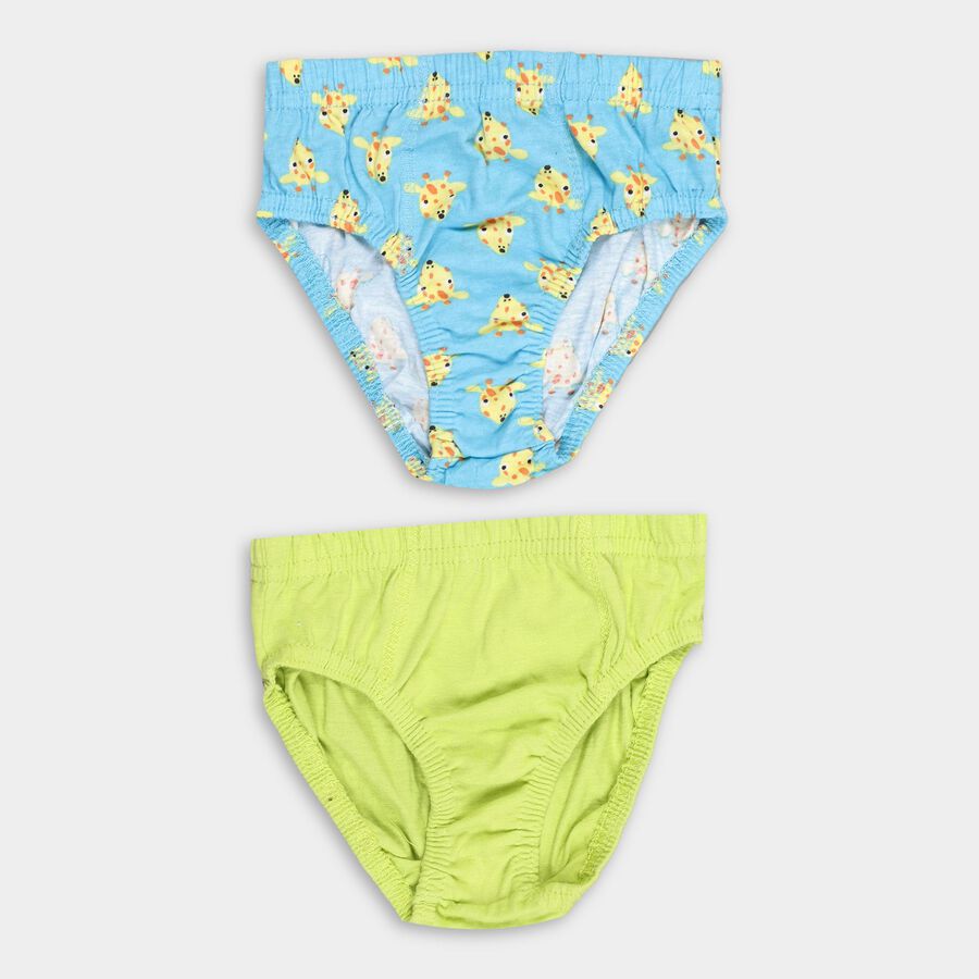 Boys' 100% Cotton Briefs, Light Blue, large image number null
