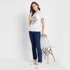 Round Neck T-Shirt, White, small image number null