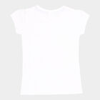 Girls Cotton T-Shirt, Off White, small image number null