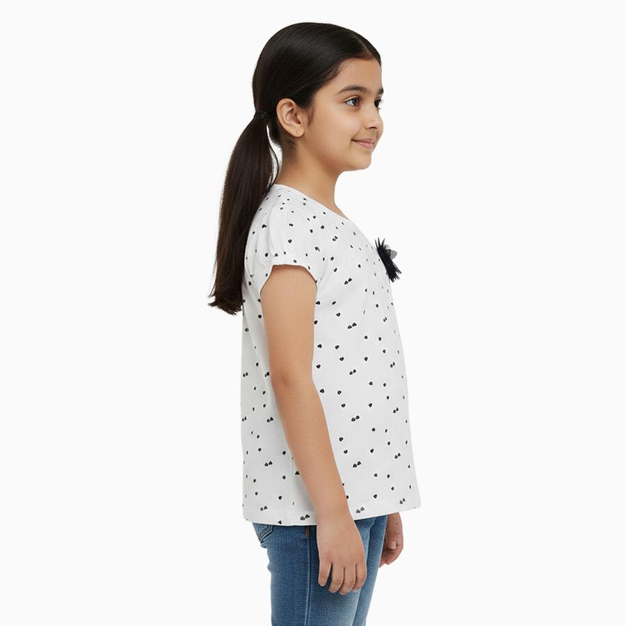 Girls' T-Shirt, White, large image number null