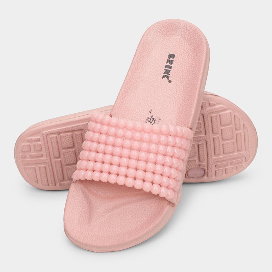 Ladies' Slider Slipper, गुलाबी, large image number null