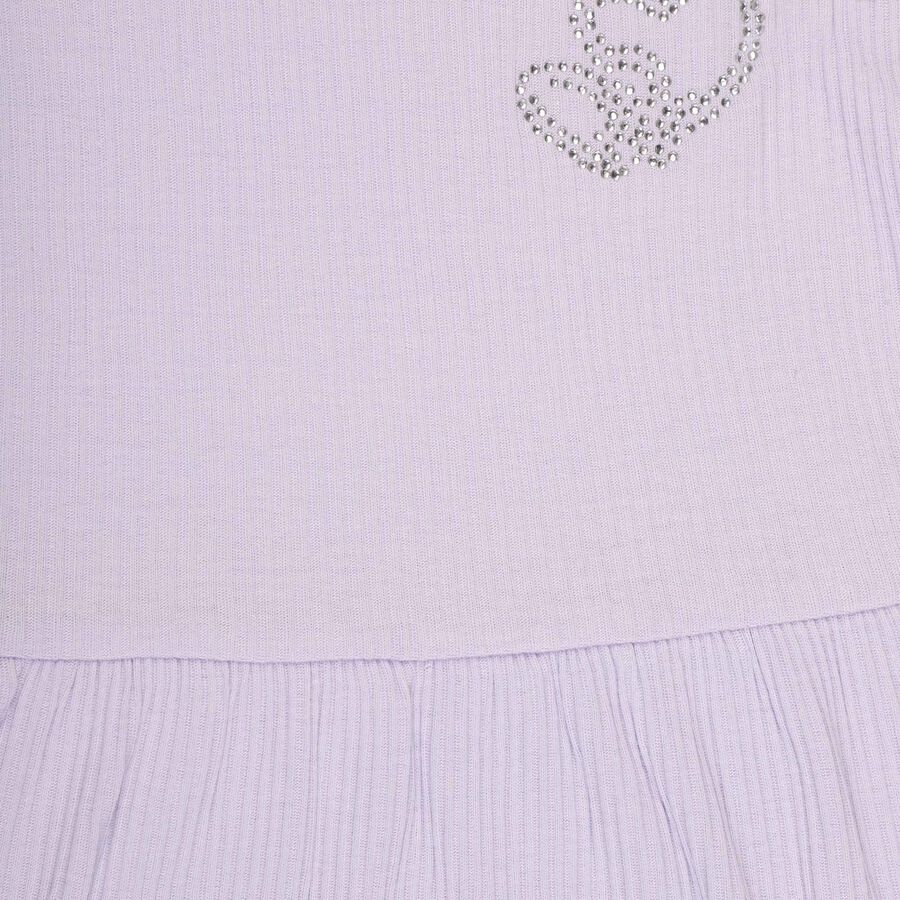 Girls Cotton Frock, Lilac, large image number null