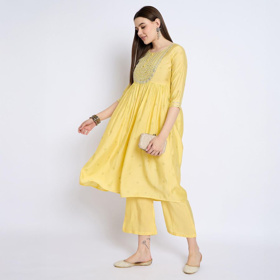 Ladies' Kurta , मस्टर्ड, large image number null