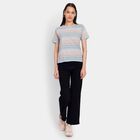 Ladies' Round Neck T-Shirt, हल्का हरा, small image number null