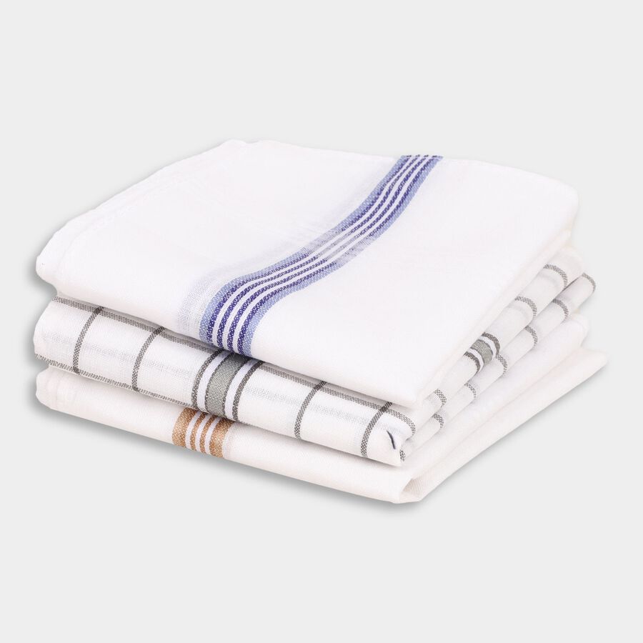 Men's Hanky, White, large