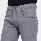 Men's Slim Fit Jeans, Light Grey, small image number null