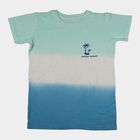 Boys White Cotton Casual T-Shirt, सफ़ेद, small