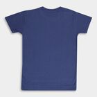 Boys Round Neck T-Shirt, Mid Blue, small image number null