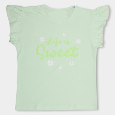 Girls' 100% Cotton T-Shirt 