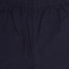 Infants' Navy Cotton Boat Neck Printed Baba Suit, Navy Blue, small image number null