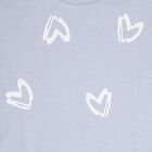 Boys' Light Blue Crew Neck Casual Printed T-Shirt, Light Blue, small image number null
