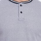 Men's Henley Half Sleeves T-Shirt, Navy Blue, small image number null