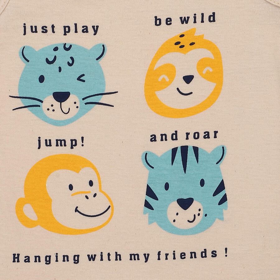 Infants' Vest, Beige, large