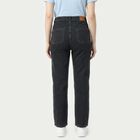 Women's Dark Grey Straight Fit Utility Pocket Jeans, Dark Grey, small