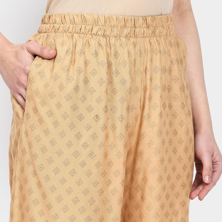 Ladies' Palazzos , गहरा पीला, large image number null