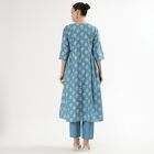 Ladies' Ethnic Set, टील ब्लू, small image number null