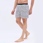 Men's 100% Cotton Outer Elastic Boxers, White, small image number null