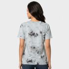 Women's Light Blue Cotton Round Neck Regular T-Shirt, नीला, small