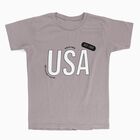 Boys' Half Sleeves T-Shirt, Light Grey, small image number null