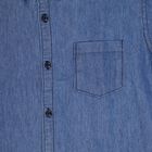 Boys' Casual Shirt , Navy Blue, small image number null