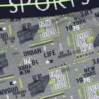 Boys' Muted Grey Regular Fit Printed Briefs, मिश्रित मध्यम ग्रे, small image number null