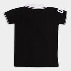 Boys' 100% Cotton Half Sleeves T-Shirt , Black, small image number null