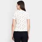 Ladies' Round Neck T-Shirt, White, small image number null