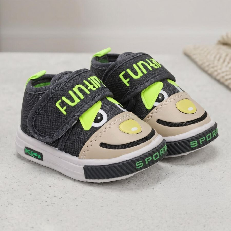 Boys' Shoes, ग्रे, large