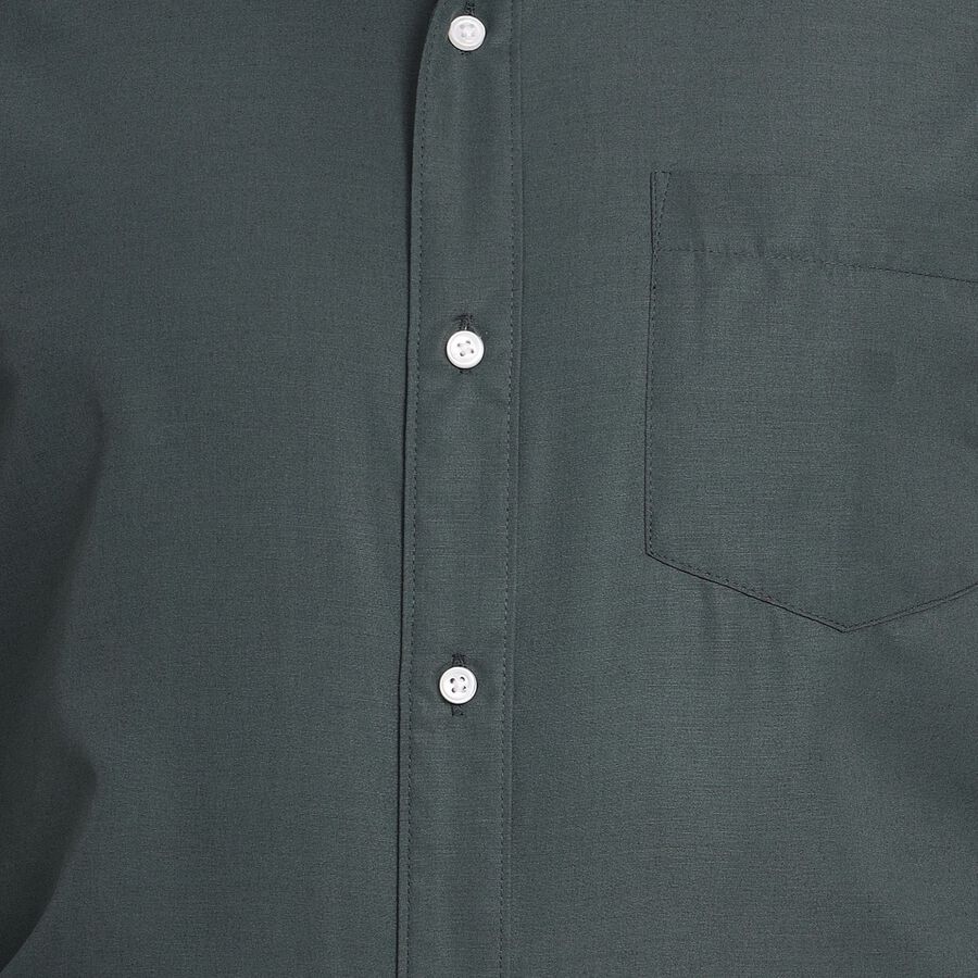 Men's Formal Shirt, Dark Green, large image number null