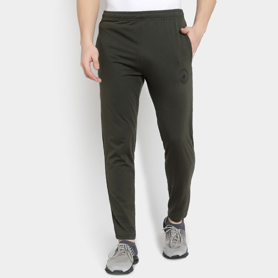 Solid Track Pants, Olive, large image number null