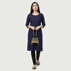 Women's Black Slim Fit Elastic Waist Churidar, काला, small